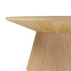 Soffbord 90 cm ORB Naturlig ekfanér small 3