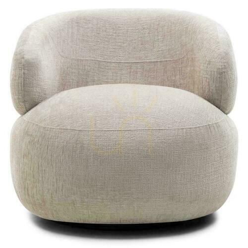 Kontrollera ORIEL Snurrfåtölj ljus beige