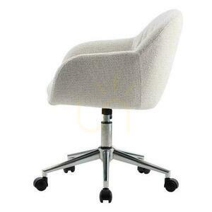 OTELLO Snurrstol Cream med ben i krom small 3