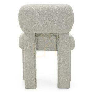 Set om 2 stoppade stolar SAMMA Grå-Beige, Boucle small 3