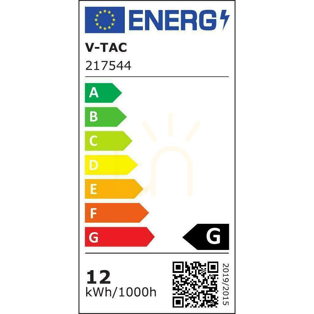 Visa V-TAC 12W svart VT-857-B 3000K 880lm LED-driven markarmatur för trädgård V-TAC 12W svart VT-857-B 3000K 880lm LED-driven markarmatur för trädgård