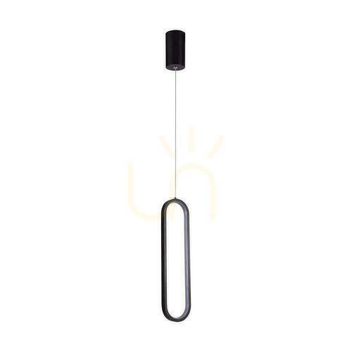 Kontrollera V-TAC 13W LED pendelarmatur svart VT-7829 4000K 1500lm