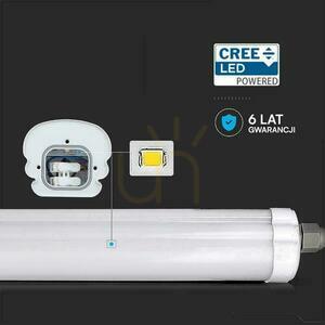 V-TAC CREE CHIP G-series 120cm 36W 135Lm/W VT-1249 6500K 4820lm hermetisk LED-armatur 6 års garanti 5 V-TAC CREE CHIP G-series 120cm 36W 135Lm/W VT-1249 6500K 4820lm hermetisk LED-armatur 6 års garanti small 5