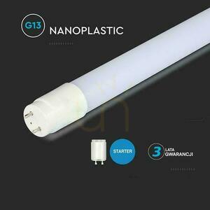 LED-lysrör T8 V-TAC 120cm 16,5W G13 nano plast 110Lm/w VT-122-N 6500K 1850lm 3 års garanti small 4