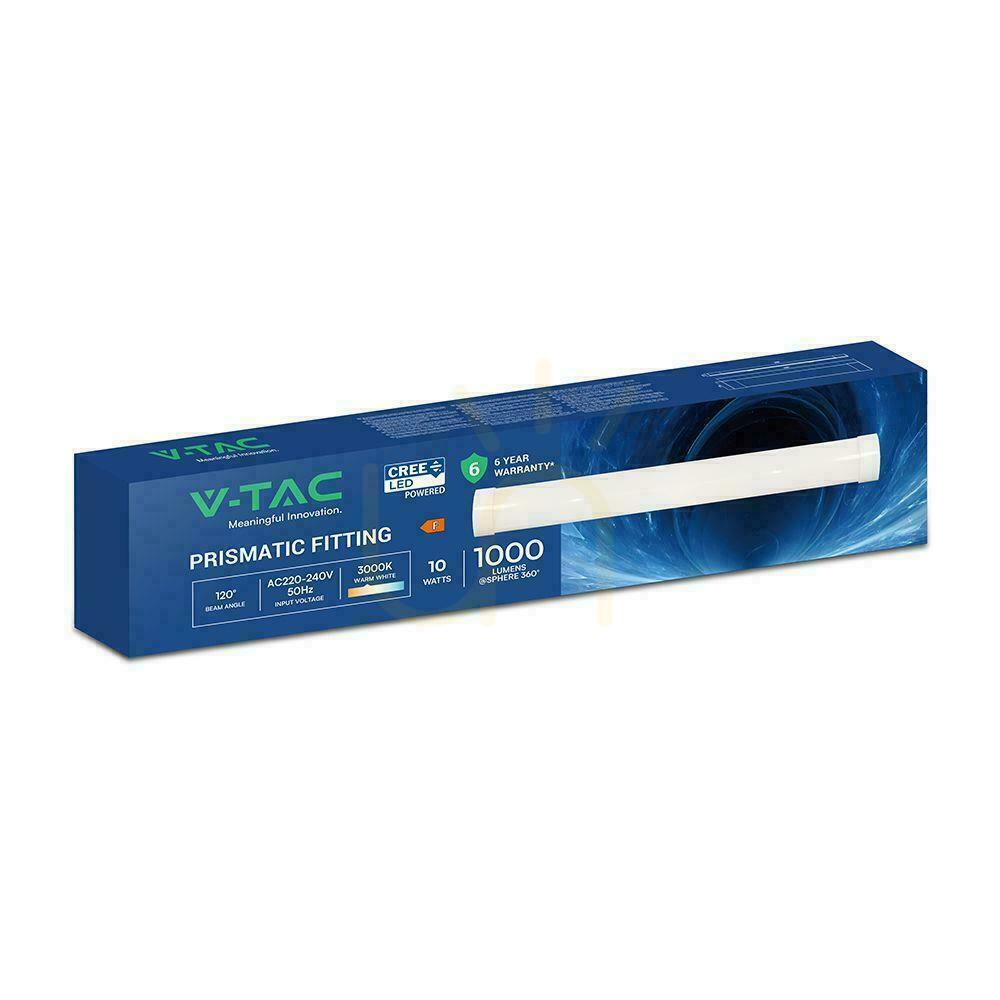 Visa V-TAC 10W LED ytmonterad linjär armatur CREE CHIP 30cm 100Lm/W VT-8-10 3000K 1000lm 6 års garanti V-TAC 10W LED ytmonterad linjär armatur CREE CHIP 30cm 100Lm/W VT-8-10 3000K 1000lm 6 års garanti