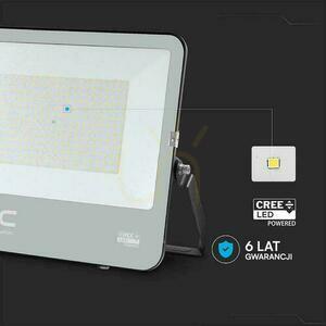 LED-projektor V-TAC CREE CHIP 200W 135lm/W svart hölje kabel 1m IP65 VT-44201 6500K 27000lm 6 års garanti small 2