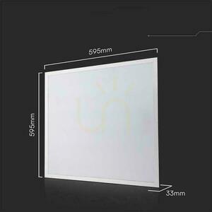 LED-panel V-TAC 36W 600x600 LED CREE CHIP strömförsörjning LIFUD bakgrundsbelysning 33mm 120Lm/W VT-61036 4000K 4320lm 6 års garanti small 3
