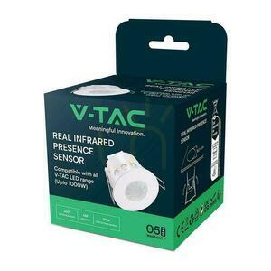 V-TAC VT-81042 24112 infälld PIR-närvarosensor, vit, 360° IP54 small 2