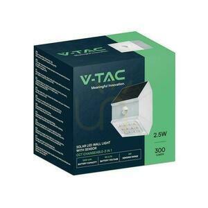 V-TAC 2,5W CCT solcellslampa för väggar rörelsesensor vit VT-11025CCT-W 3000K-4000K-6000K 300lm small 4