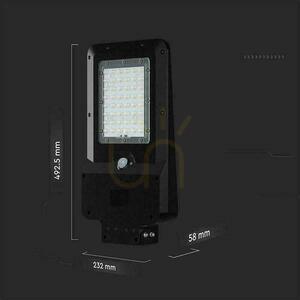 Solcellsarmatur för gatubelysning V-TAC 20W LED svart IP65 150Lm/W VT-ST20CCT 3000K-4000K-6000K 3000lm small 2