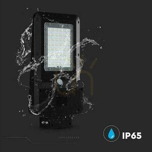 Solcellsarmatur för gatubelysning V-TAC 20W LED svart IP65 150Lm/W VT-ST20CCT 3000K-4000K-6000K 3000lm small 5
