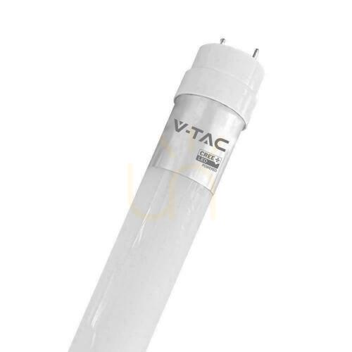 Kontrollera LED T8 V-TAC CREE CHIP lysrör 120cm 12W G13 150Lm/W nano plast VT-015 4000K 1800lm 6 års garanti