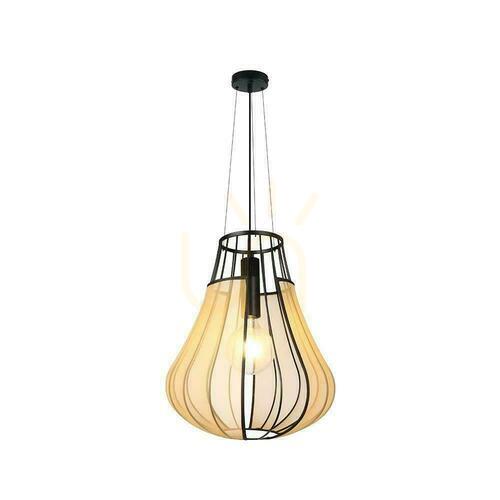 Kontrollera V-TAC E27 420x500mm pendelarmatur matt svart, beige VT-89010 3 års garanti