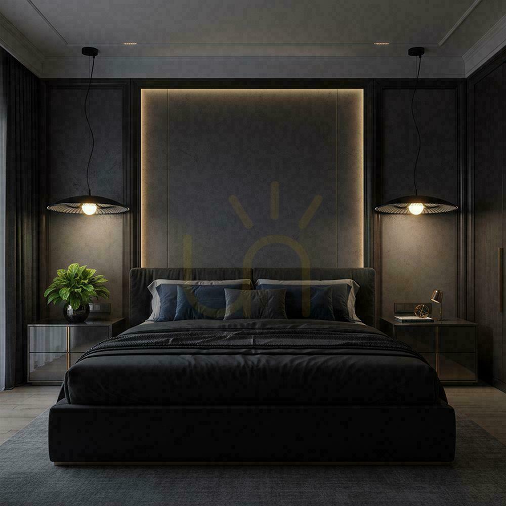 Display V-TAC G9 LED armatur pendlad armatur fi.600cm svart VT-89019 V-TAC G9 LED armatur pendlad armatur fi.600cm svart VT-89019