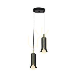V-TAC 2X10W LED pendelarmatur 177x20cm rökgrå, guld VT-89026 3000K 1200lm small 0