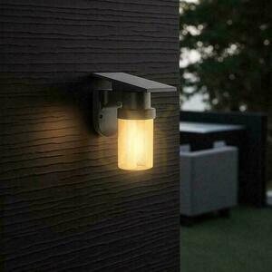 V-TAC 0,9W solcellslampa LED-armatur för väggbelysning med färgbyte CCT IP54 fjärrkontroll VT-11148CCT 3000K, 4000K, 5000K 120lm small 1