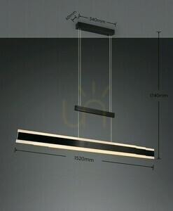 Trio ARCOLA taklampa 331210332 small 6