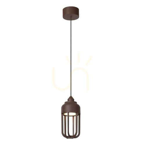 Kontrollera Utomhus hänglampa Lucide WELLS brun aluminium LED IP54 33810/08/97
