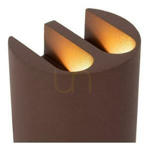 Vägglampa utomhus Lucide YORK brun aluminium IP54 33811/04/97 small 2