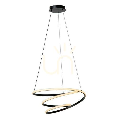 Kontrollera Lucide ESPIRAL taklampa svart LED dimbar 78403/40/30