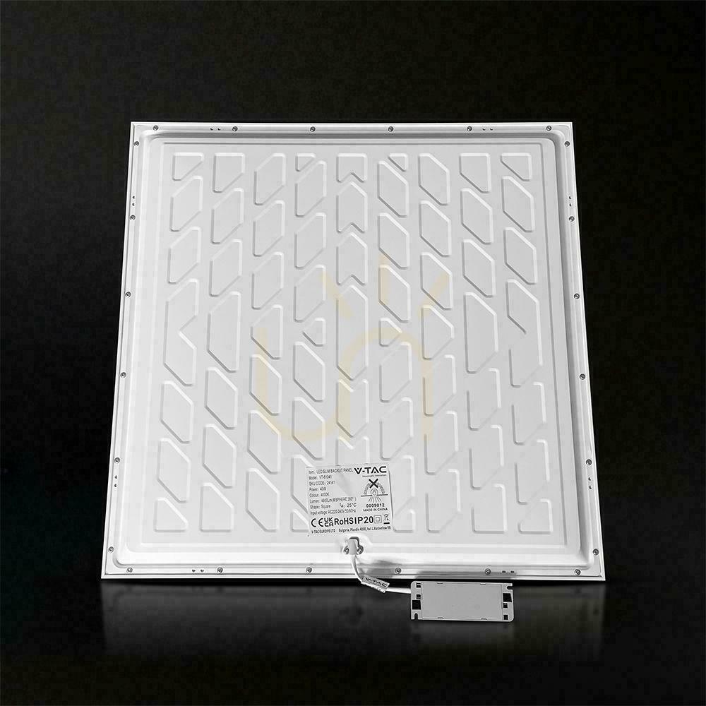 Förhandsvisning LED-panel V-TAC 40W 600x600 slim 18mm 120Lm/W VT-61041 6500K 4800lm 3 års garanti LED-panel V-TAC 40W 600x600 slim 18mm 120Lm/W VT-61041 6500K 4800lm 3 års garanti