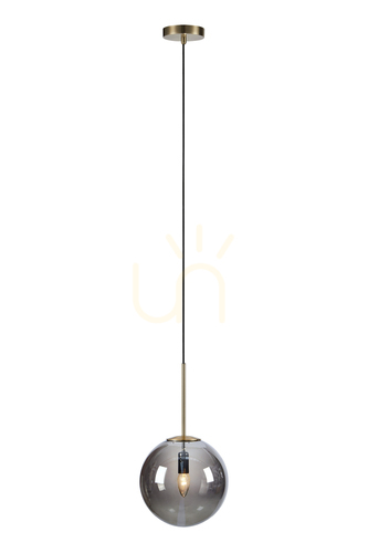 Kontrollera Pendant Light Markslojd Dione 108268 Smoky Glass Antique 25 cm