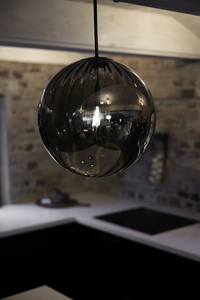 Pendant Light Markslojd Fengari Smoke Glass Black 35 cm 108762 small 1