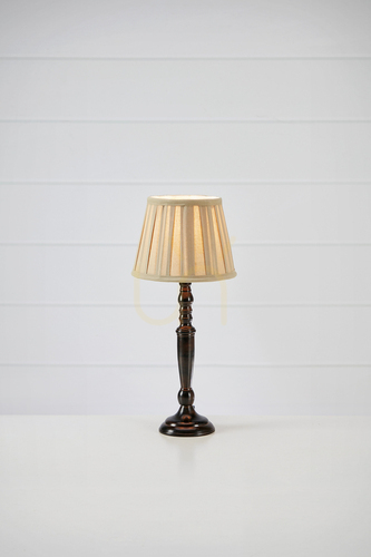 Kontrollera Bordslampa Markslöjd Chocolat 108776 beige/mörkbrun 46 cm