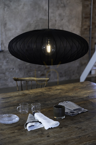 Kontrollera Pendant Light Markslojd Florence 75 Black Metal 108789