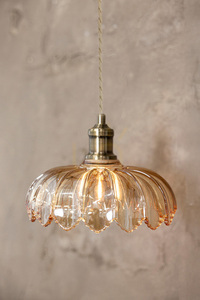 Pendant Light Markslojd Kurage 108858 Amber Antique Brass 25.5 cm small 1