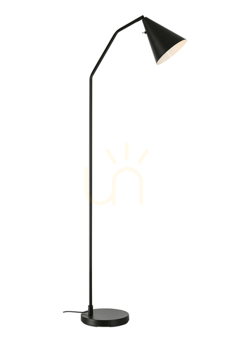 Kontrollera Golvlampa Markslojd FUNIL 108889 svart LED 144 cm