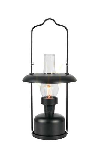 Kontrollera Utomhusstående LED-lampa Markslojd Fanos svart stål 38,5 cm 108893