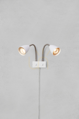 Kontrollera Vägglampa Markslöjd CIRO 2L silver stål 108900