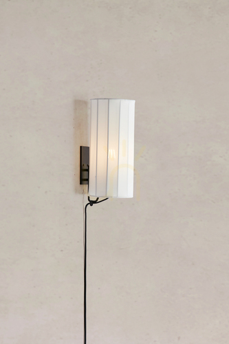 Kontrollera Vägglampa Markslöjd Hikari svart stål 31 cm 108960