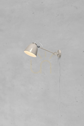 Kontrollera Vägglampa Markslojd TILT grå stål 108964