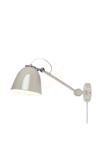 Kontrollera Vägglampa Markslojd TILT grå stål 108964