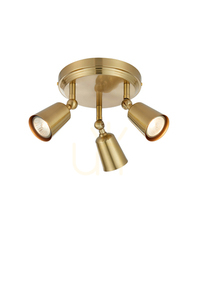 Plafond Markslojd Tiny 3L mässing stål 18 cm 108980 small 0
