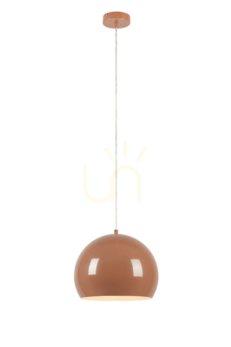 Kontrollera Pendant Light Markslojd POP 1L Brown Steel 28 cm 108987