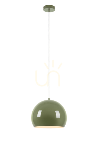 Kontrollera Pendant Light Markslojd POP 1L Green Steel 28 cm 108988