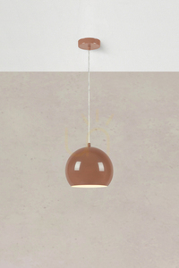 Pendant Light Markslojd POP 108990 Brown Steel 20 cm small 1