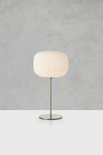 Kontrollera Bordslampa Markslojd Sober 109007 satin nickel stål 50 cm
