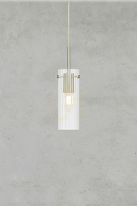 Pendant Light Markslojd TIBIA 1L Satin Nickel Steel 109013 small 1
