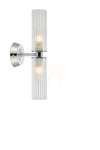 Vägglampa Markslojd Rimini 2L krom IP44 109027 small 0