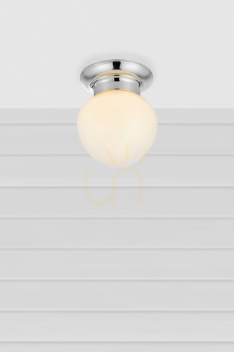 Kontrollera Plafond Markslojd Ronda IP44 krom vit 19 cm 109029
