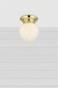 Plafond Markslojd Ronda 109030 mässing/vit IP44 19 cm small 1