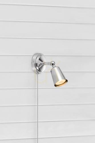 Kontrollera Vägglampa Markslöjd Tiny krom stål 108979