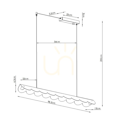 Kontrollera BISCUIT 100 taklampa vit LED 3000K