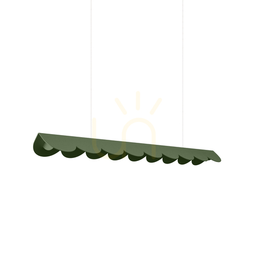 Kontrollera BISCUIT 100 taklampa olivgrön LED 3000K