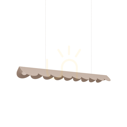 Kontrollera BISCUIT 100 taupe LED 3000K taklampa