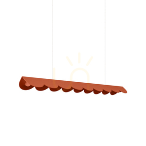 BISCUIT 100 ockraröd LED 4000K taklampa small 0